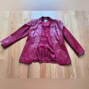 Vintage Pendleton Red Blazer Classic Suit Jacket